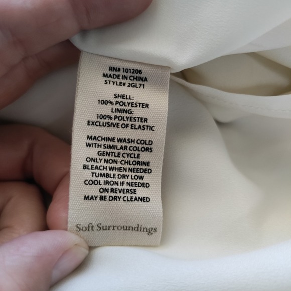 Soft‎ Surroundings Betsey Midi Dress Size Small  3/4 Sleeve - Picture 4 of 7